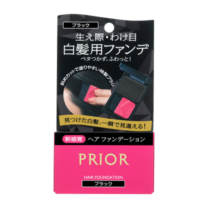 ヘア　ファンデーション　ブラック